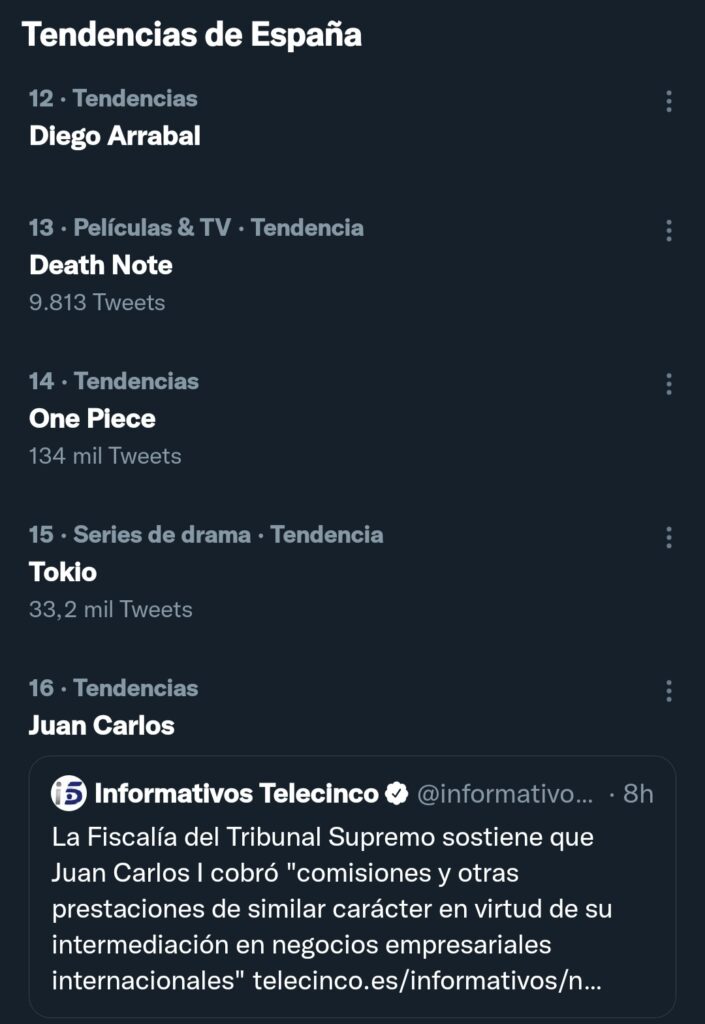 one piece es trending topic de twitter