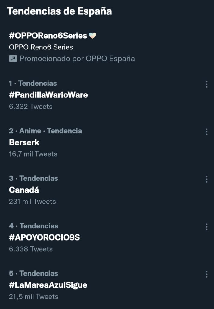 berserk es trending topic