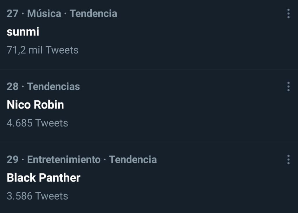 nico robin tendencia en twitter